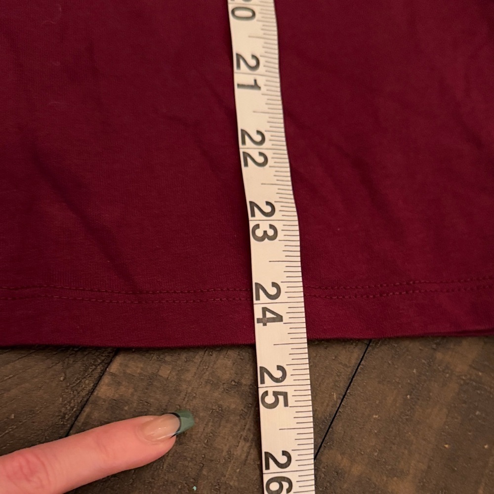 Michael Kors Maroon Logo Aviator Print T-Shirt - Picture 9 of 9